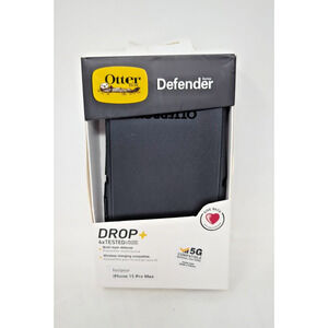 OtterBox iPhone 15 Pro MAX Defender Series Case w/Holster - Black NOB